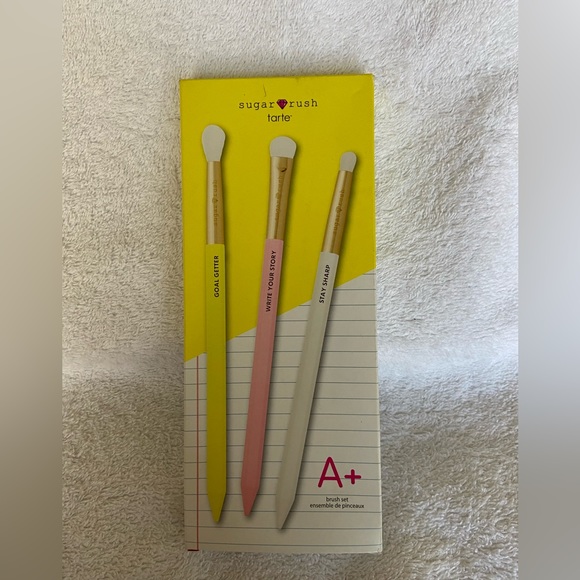 Tarte Trío Sugar Rush Eyeshadow Brushes - Picture 1 of 2